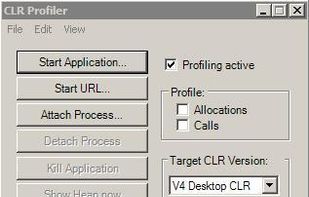 CLR Profiler for .NET Framework screenshot 1