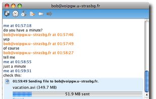Outgoing file transfer