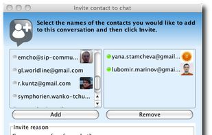 Invite others to the chat