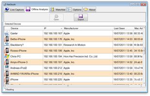 NetSleuth screenshot 1