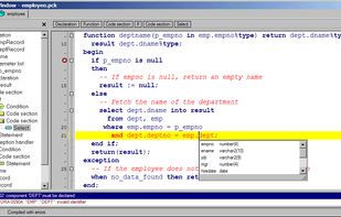 Powerful PL/SQL Editor