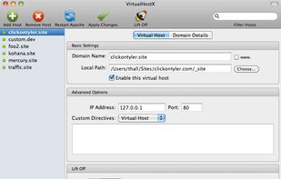 VirtualHostX screenshot 1