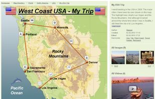 My Trip: West Coast USA
