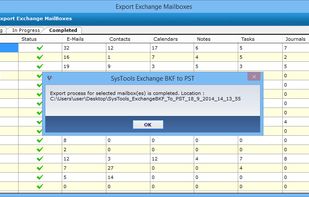 SysTools Exchange BKF to PST screenshot 2