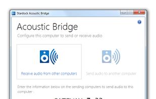Stardock Acoustic Bridge screenshot 1