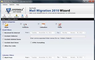 Unique Element Selection Criteria and Filter Options 