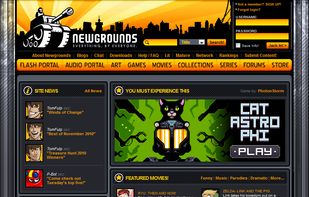 old design of Homepage