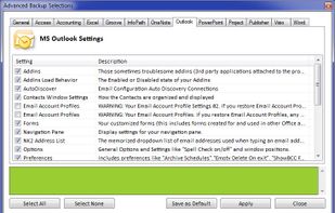 Office Settings Backup Wizard 2013 screenshot 2