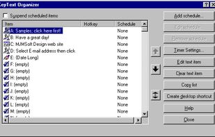 KeyText screenshot 1