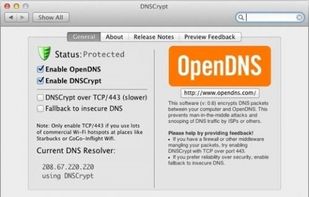 OpenDNS DNSCrypt Proxy screenshot 1