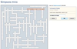 Interactive web-page output