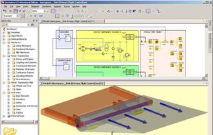 Example of controlled actuator in SimulationX