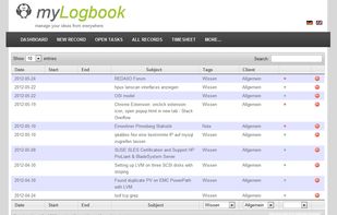 myLogbook screenshot 3