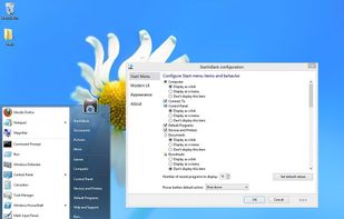 Original fully-featured Windows 7 start menu