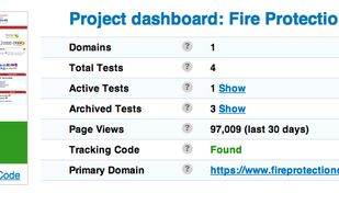 Part of the Dashboard