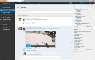 View and quickly take action in context.