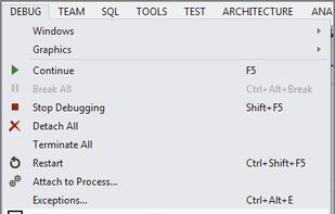 Break Exceptions only from Solution