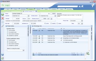 Project page - manage your sales projects and be more successful