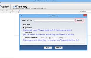 As the software initializes, it provides you multiple Scan options such as Quick , Deep and Range based Scan modes.