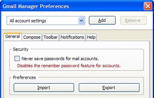 Gmail Manager screenshot 1