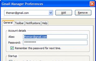 Gmail Manager screenshot 1
