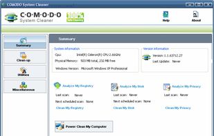 Comodo System Utilities screenshot 1