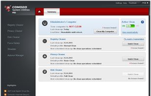 Comodo System Utilities screenshot 3