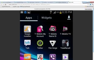 VMLite server being accessed via a web browser.