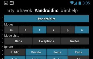 Channel option toggle switches
