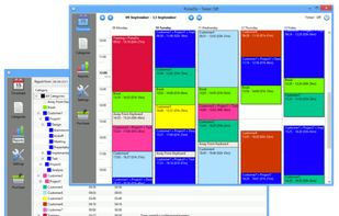 Visual timesheets and powerful reporting