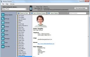 iBackup Extractor screenshot 1