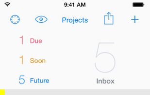 The forecast project in Daymate provides a great overview of due, due soon and future due actions.