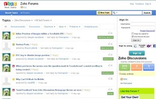 Zoho Discussions screenshot 1