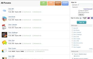 Zoho Discussions screenshot 2
