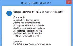 BlueLife Hosts Editor screenshot 2