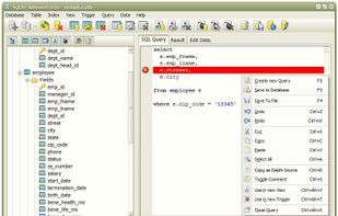 SQLite Administrator screenshot 1
