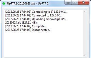 UpFTP screenshot 1