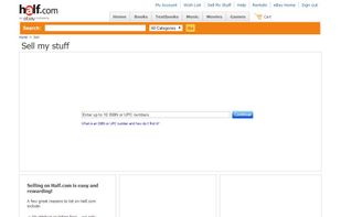 Half.com screenshot 1