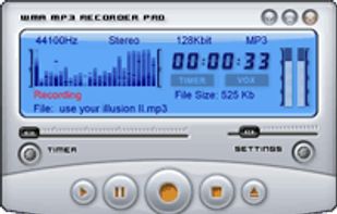 i-sound wma mp3 recorder main window