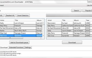 SciLor's Grooveshark Downloader screenshot 1