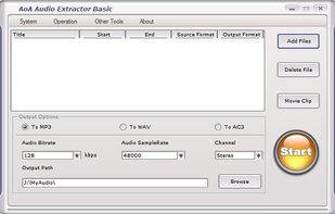 AoA Audio Extractor screenshot 1