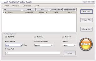 AoA Audio Extractor screenshot 1