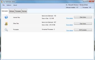 Sys Optimizer screenshot 2