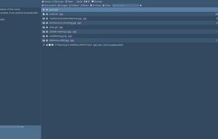 Volafile screenshot 1