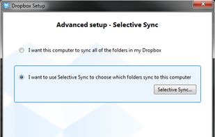 Use Selective Sync