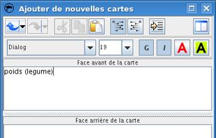 Adding cards to Pauker shows similar cards already in the study deck.