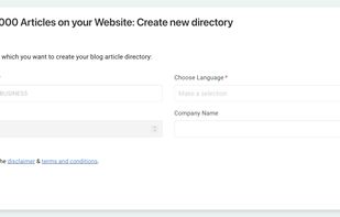 Bulk content idea generator