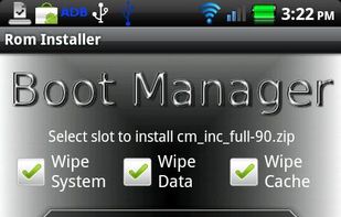 Boot Manager screenshot 1