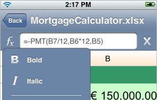 Quickoffice on iPhone (1)