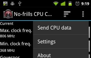 No-frills CPU Control screenshot 3